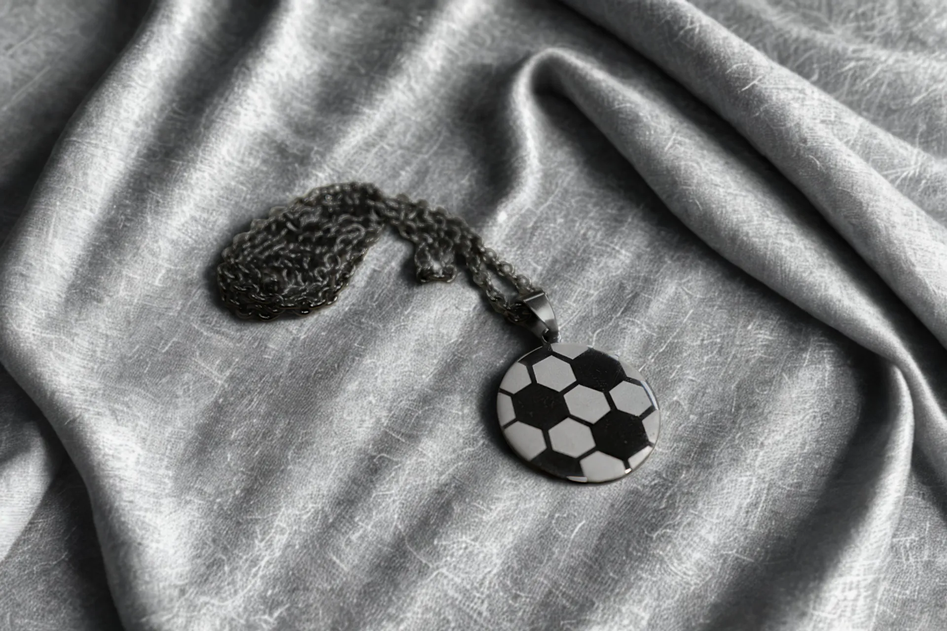 Collier Football en Argent