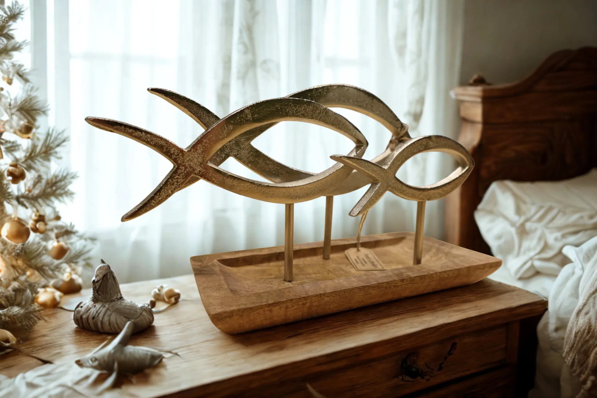 Sculpture de connexion Ichthys